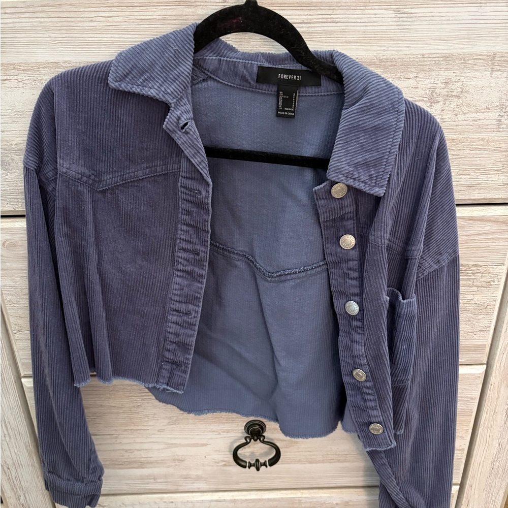 Forever 21 Lavender Corduroy Jacket